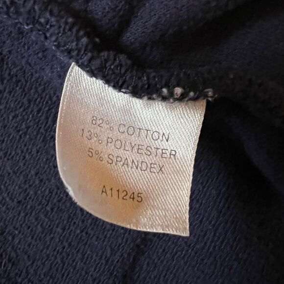 The TOG Shop Womens Button Down Casual Sweatshirt Jacket Navy Blue XL - Picture 8 of 9